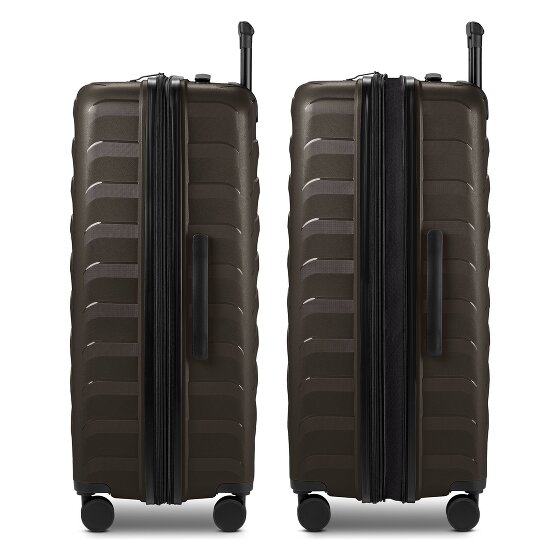 d&n Toronto 4 roues Valise cabine L 75 cm avec soufflet d'extension