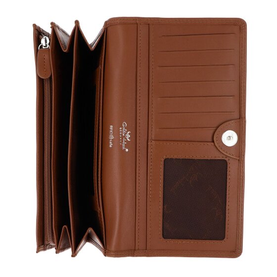 Golden Head Polo Porte-monnaie Protection RFID Cuir véritable 19 cm
