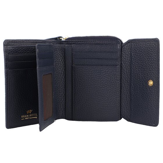 Braun Büffel Asti Porte-monnaie Protection RFID Cuir véritable 12 cm