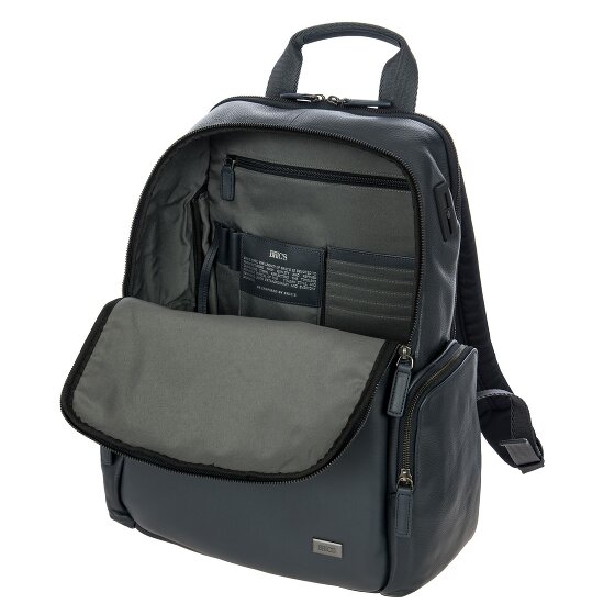 Bric's Torino Sac à dos en cuir 45 cm Compartiment pour ordinateur portable