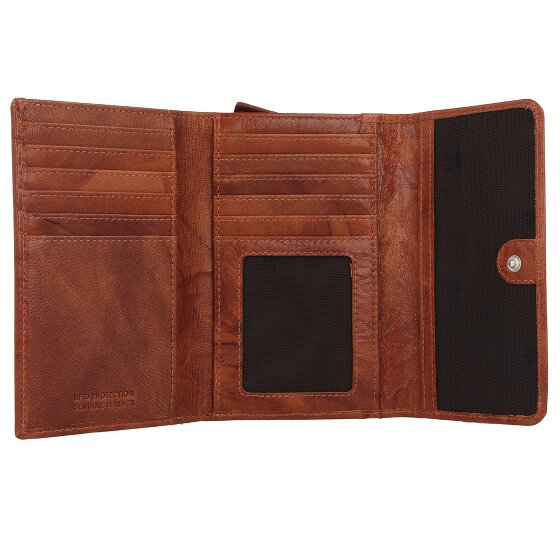 mano Donna Aurona Porte-monnaie RFID en cuir 14,5 cm
