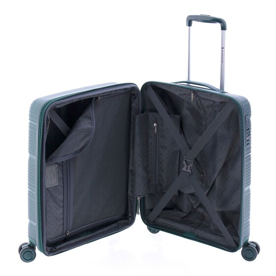 Gladiator 0800 4 roulettes Trolley 55 cm avec soufflet d'extension
