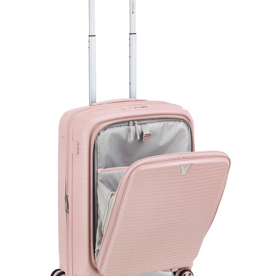 Roncato Arcade DLX 4 roulettes Trolley de cabine 55 cm Compartiment pour ordinateur portable avec soufflet d'extension