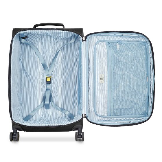Delsey Paris Turenne Soft 4 roues Valise cabine 68 cm avec soufflet d'extension
