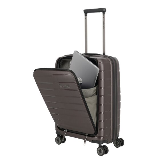 Travelite Air Base 4 roulettes Trolley de cabine 55 cm Compartiment pour ordinateur portable