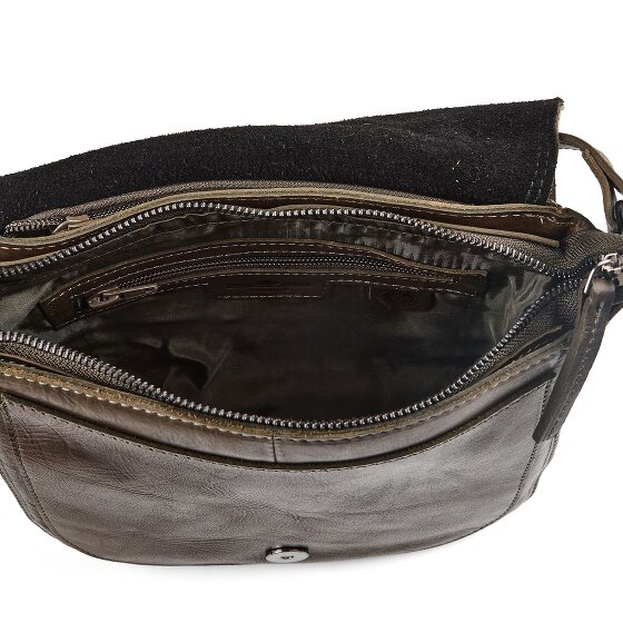 Greenburry Vintage Sac à bandoulière Cuir véritable 30 cm