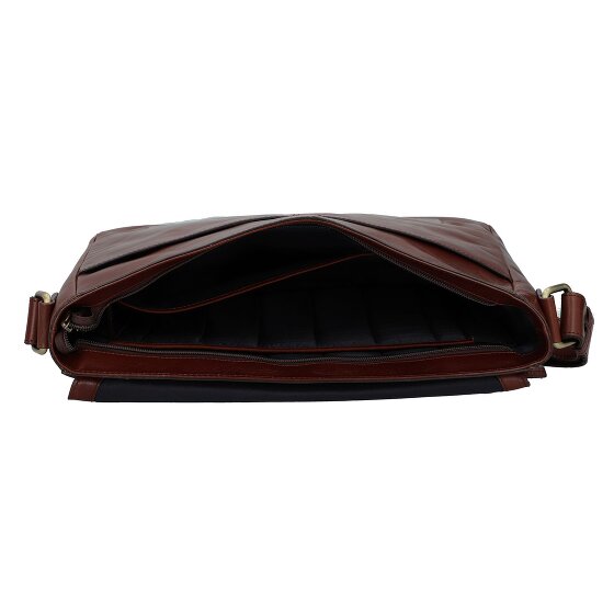 Leonhard Heyden Cambridge Messenger en cuir, 38 cm, compartiment pour ordinateur portable