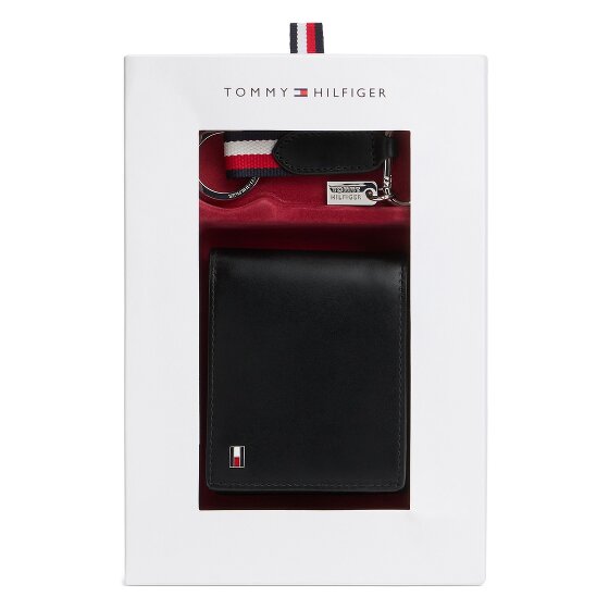 Tommy Hilfiger TH Gifting Porte-monnaie Cuir véritable 10.5 cm Boîte cadeau