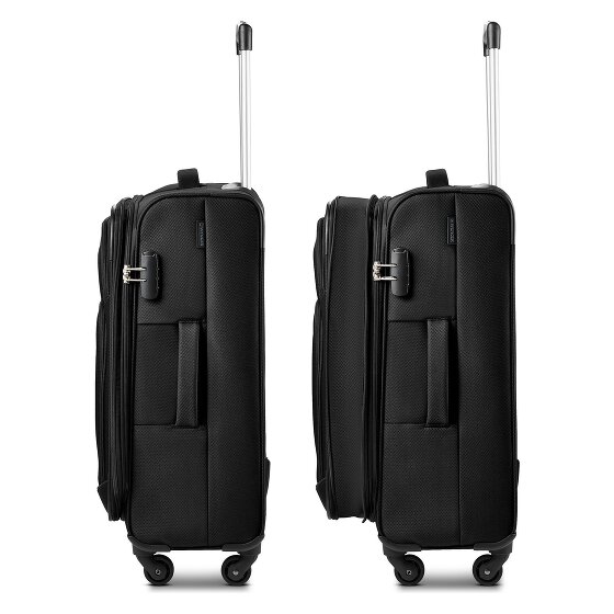 Wenger Beaumont 4 roulettes Set de valises 3 pièces avec soufflet d'extension