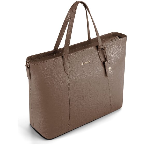 Lazarotti Bologna Leather Shopper Crossbody Sac en cuir 31 cm