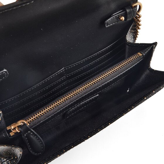 PINKO Love One Portefeuille d'embrayage Cuir véritable 19 cm