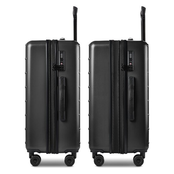 Roberto Cavalli Florence 4 roues Set de valises 3 pièces avec soufflet d'extension