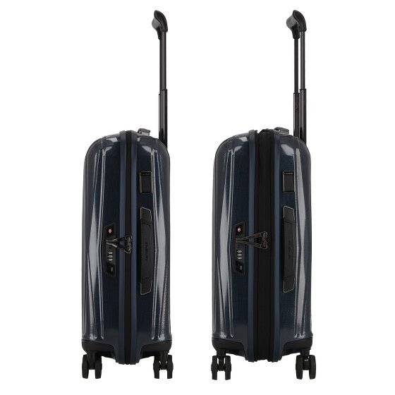 Samsonite Major-Lite 4 roulettes Trolley de cabine 55 cm avec soufflet d'extension