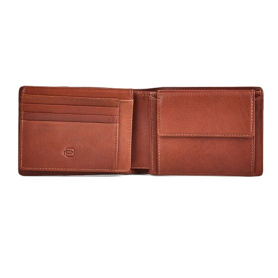 Piquadro Victor Porte-monnaie Protection RFID Cuir véritable 12.5 cm