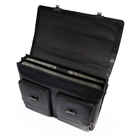 Piquadro Philip Porte-documents Messenger Cuir 42 cm Compartiment pour ordinateur portable