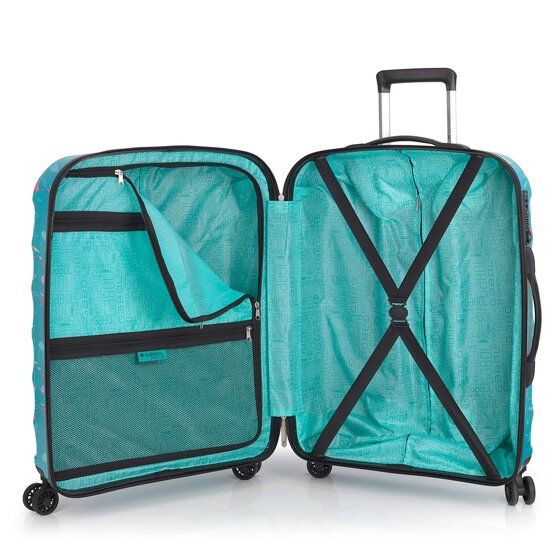 Gabol Acqua 4 roulettes Trolley M 66 cm