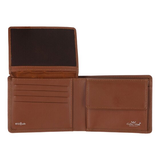 Golden Head Polo Porte-monnaie Protection RFID Cuir véritable 12 cm