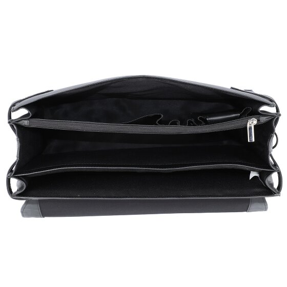 Alassio Porte-documents Monza en cuir, 38 cm, compartiment pour ordinateur portable