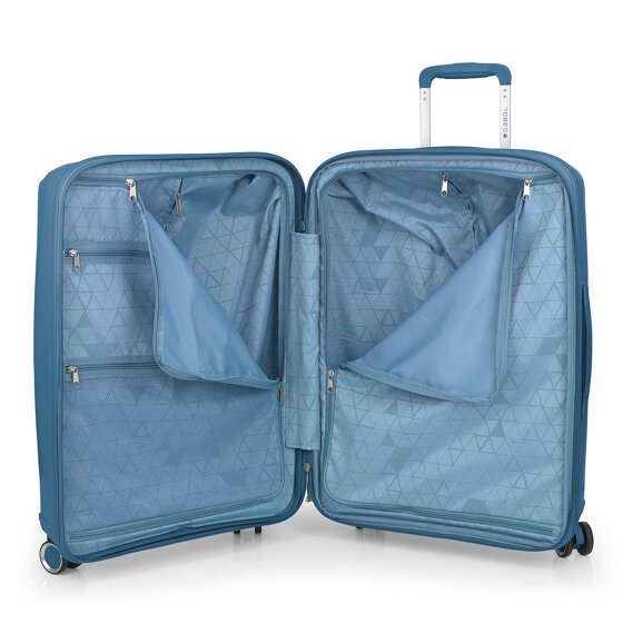 Gabol Queens 4 roulettes Set de valises 2 pièces avec soufflet d'extension