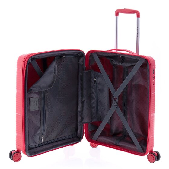Gladiator 0800 4 roulettes Trolley 55 cm avec soufflet d'extension