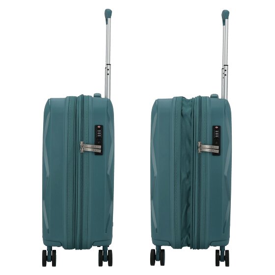 Gabol Infinity 4 roulettes Trolley de cabine 55 cm avec soufflet d'extension