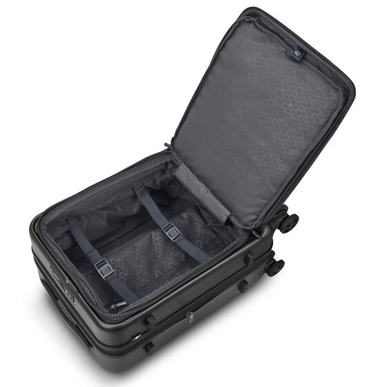 Roncato Florence 4-roues trolley cabine 55 cm avec soufflet d'extension compartiment ordinateur portable