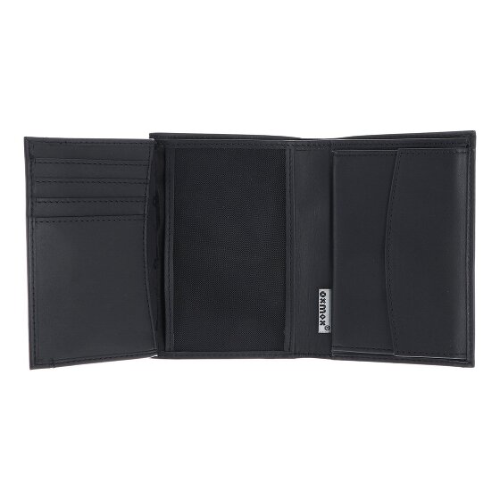 oxmox Leather Porte-monnaie Protection RFID Cuir véritable 13 cm