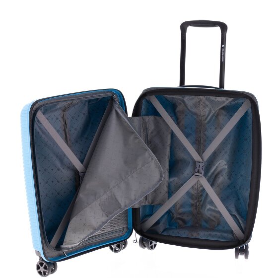 Gladiator 2800 4 roulettes Trolley de cabine 55 cm avec soufflet d'extension