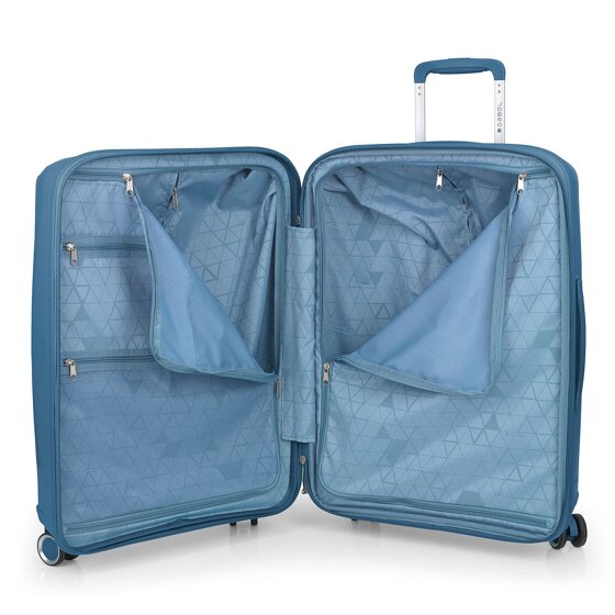 Gabol Queens 4 roulettes Trolley M 64.5 cm avec soufflet d'extension