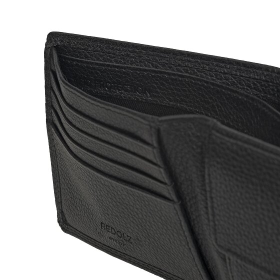 Redolz Leather Essentials QF Porte-monnaie en cuir RFID 11,5 cm