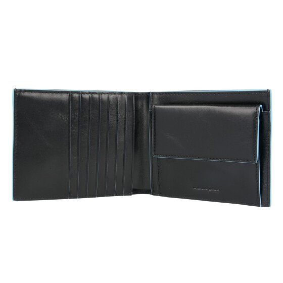 Piquadro Blue Square Porte-monnaie en cuir 12,5 cm