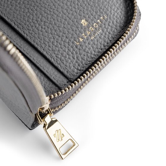 Lazarotti Bologna Leather XL Double Zip-Around Porte-monnaie RFID Cuir 20 cm