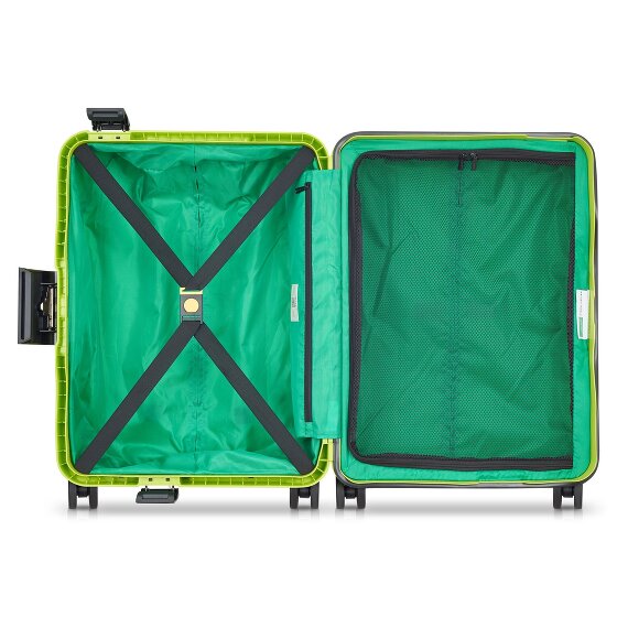 Delsey Paris x United Colors of Benetton Color Block Hardside 4-pouces trolley cabine 55 cm