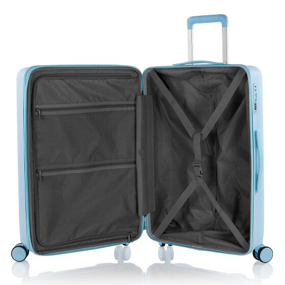 Heys Pastel 4 roulettes Trolley M 66 cm avec soufflet d'extension