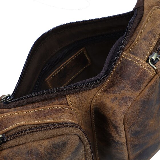 Greenburry Sac à bandoulière Vintage en cuir 43 cm