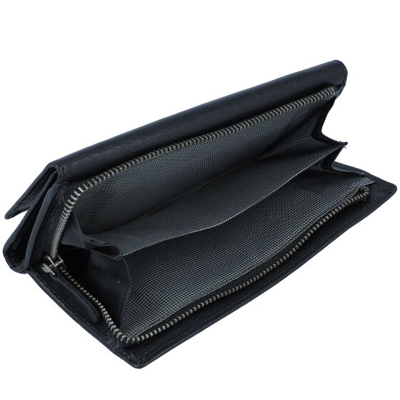 Spikes & Sparrow Porte-monnaie RFID en cuir 19 cm