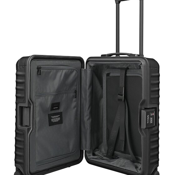 Titan Valise cabine Eternity à 4 roues, Aluminium, 55 cm