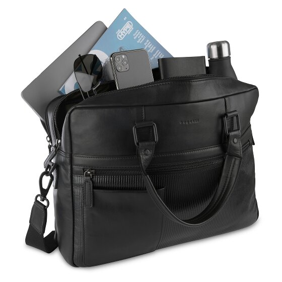 bugatti Joel Attaché-case Cuir véritable 38 cm Compartiment ordinateur