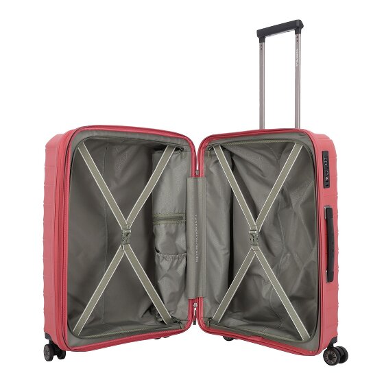 Travelite Mooby 4 roulettes Trolley M 66 cm avec soufflet d'extension