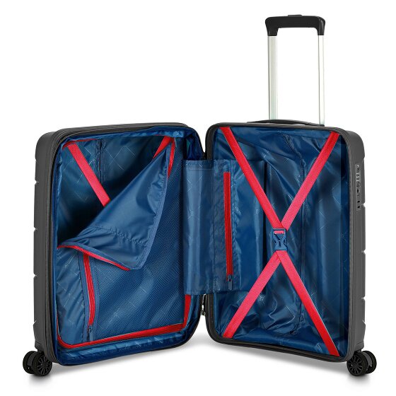 MODO by Roncato Starlight 3.0 4 roulettes Trolley de cabine 55 cm avec soufflet d'extension