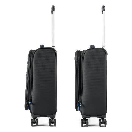 Benzi 5825 4 roulettes Trolley de cabine 55 cm avec soufflet d'extension
