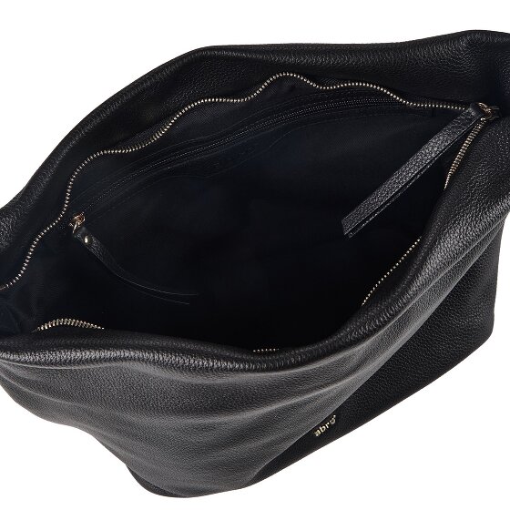 abro Ebony Sac à bandoulière Cuir véritable 39 cm