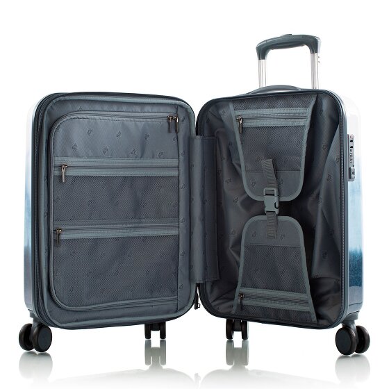 Heys Black Camo 4 roulettes Trolley de cabine S 53 cm avec soufflet d'extension
