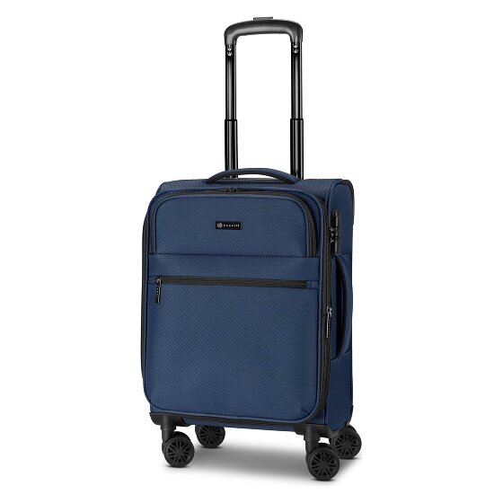 bugatti Valencia Soft 4 roulettes Trolley de cabine S 55 cm avec soufflet d'extension