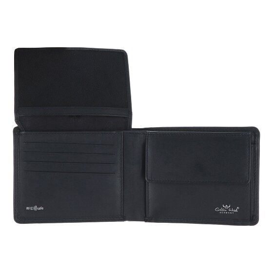 Golden Head Polo Porte-monnaie Protection RFID Cuir véritable 12 cm