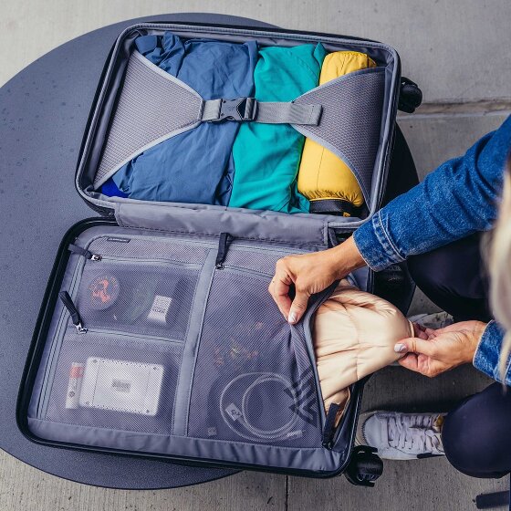 Gregory Quadro Pro 4 roulettes Trolley de cabine 55 cm avec soufflet d'extension