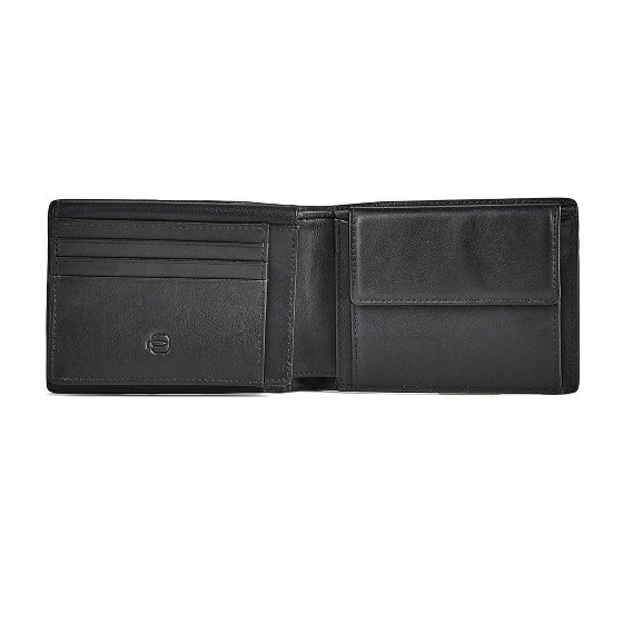 Piquadro Victor Porte-monnaie Protection RFID Cuir véritable 12.5 cm