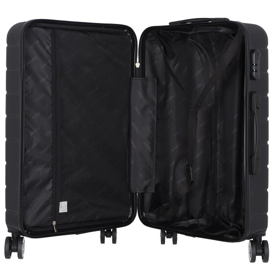 Nowi Bergamo 4 roulettes Set de valises 3 pièces