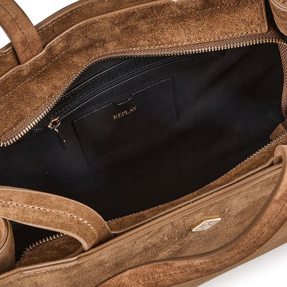 Replay Sac de shopper Cuir véritable 40 cm