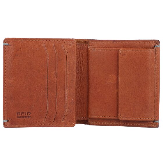 Burkely Antique Avery Porte-monnaie en cuir RFID 10 cm